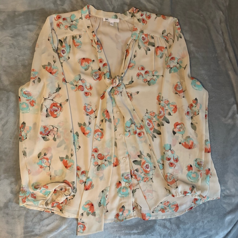 DR2 Floral Blouse. XL. EUC